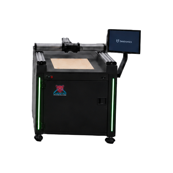 The Gantry configuration: an industrial 3D scanner traversing the part on a gantry frame.